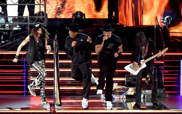 Penampilan Aerosmith dan Run DMC di Grammy Awards