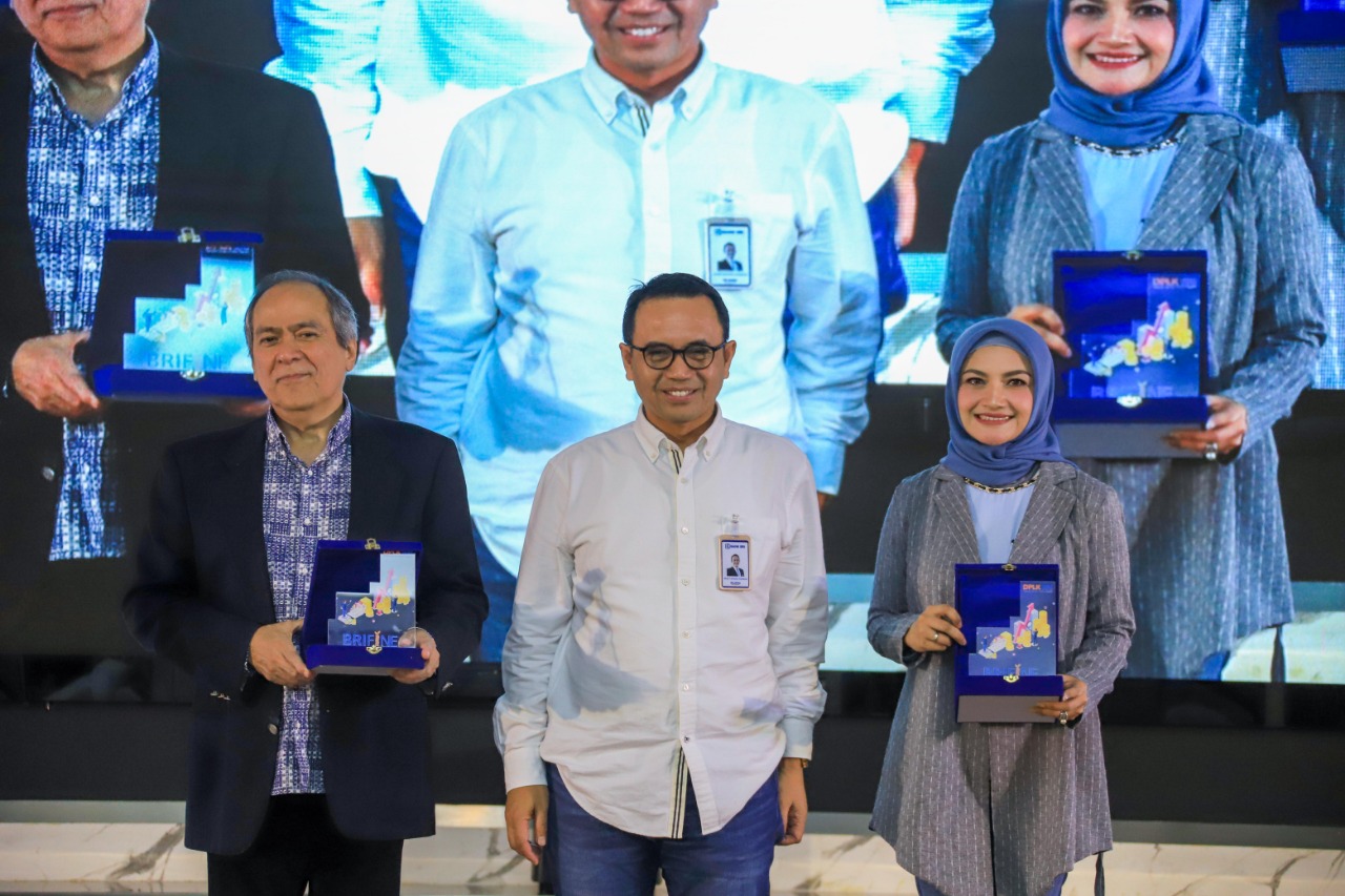  Direktur Human Capital BRI Herdi Rosadi Harman (tengah) menghadiri  gathering bertema Human Resources Digital Transformation 4.0.