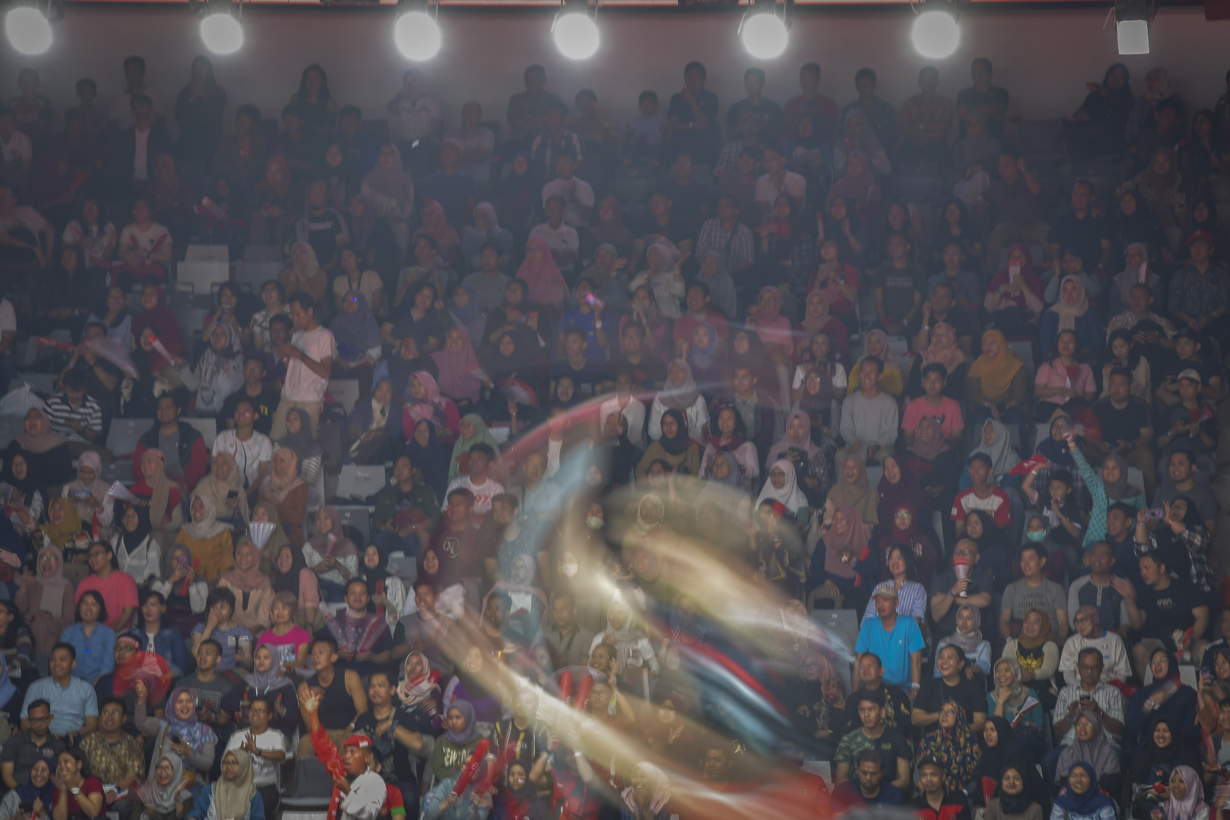 Babak perempat final Indonesia Masters 2020 di Istora Senayan, Jakarta, Jumat (17/1).