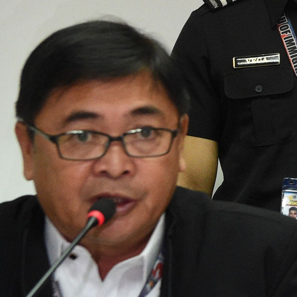 Kepala Imigrasi Filipina Jaime Morente