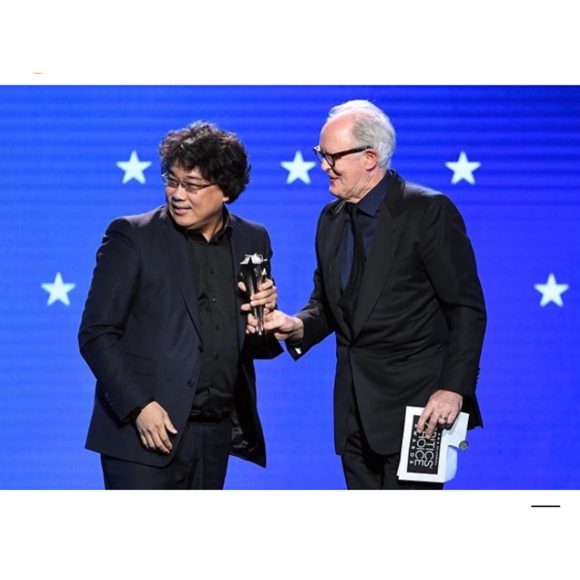  Bong Joon-Ho mendapat penghargaan Sutradara Terbaik di Critics Choice Awards