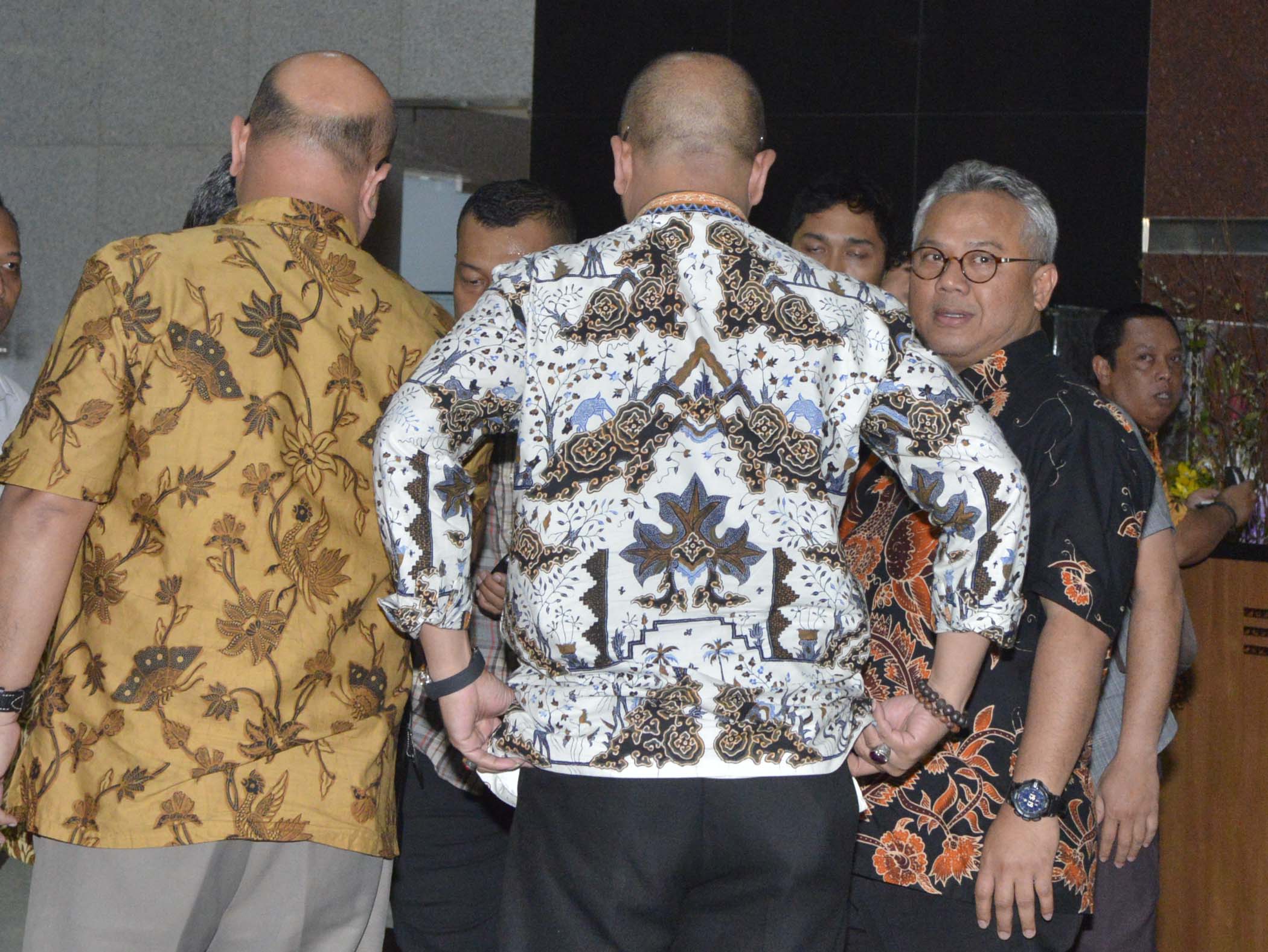 Komisioner KPU mendatangi KPK jenguk Wahyu Setiawan