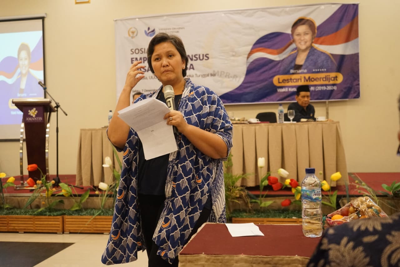 Wakil Ketua MPR Lestari Moerdijat 