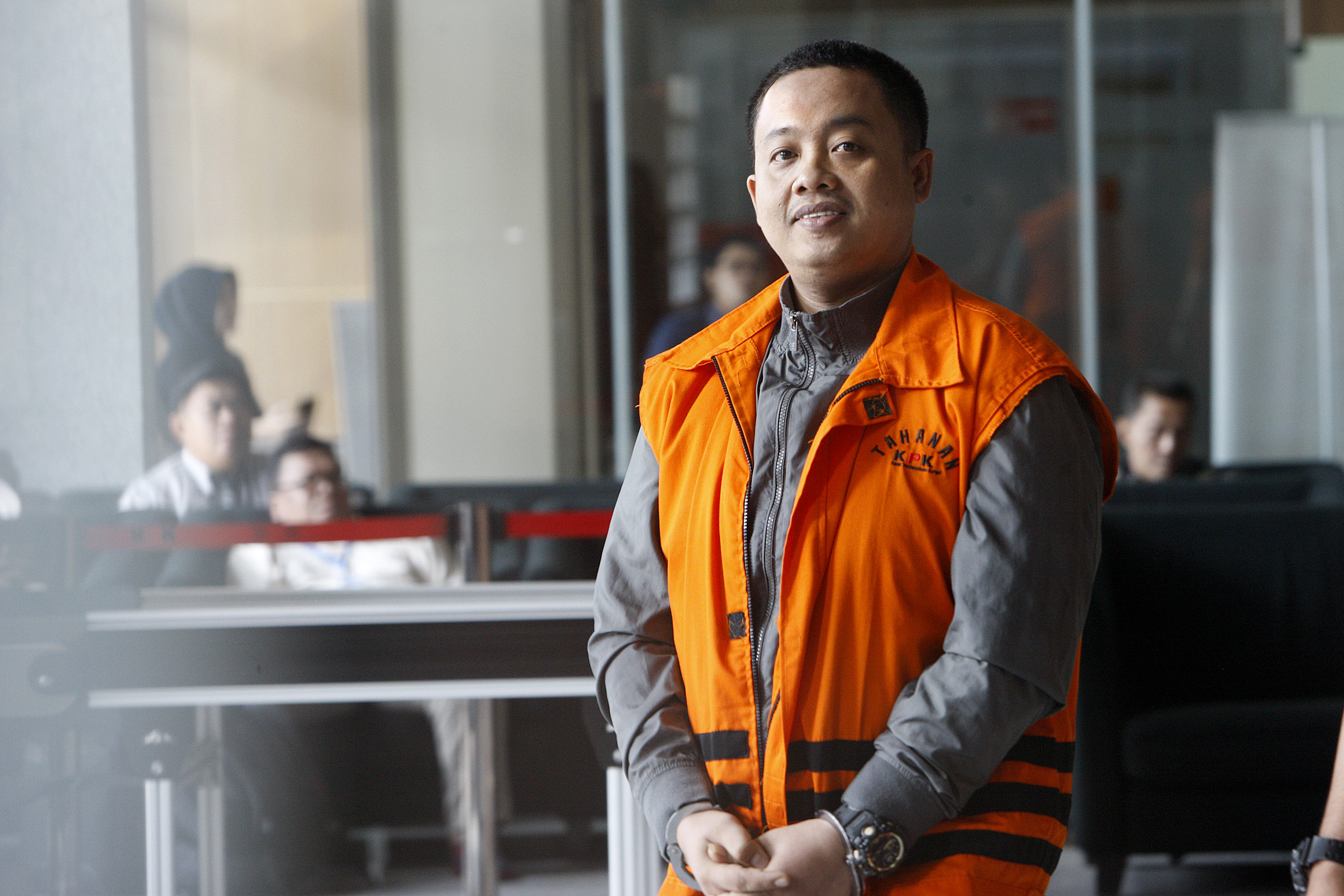 Tersangka Asisten Pribadi mantan Menpora Imam Nahrawi, Miftahul Ulum.