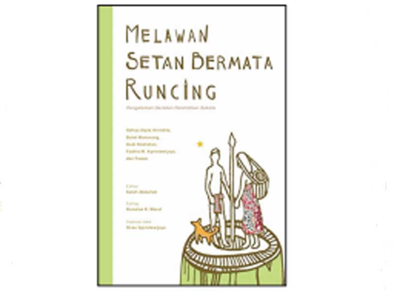 Cover Buku Melawan Stean Bermata Runcing