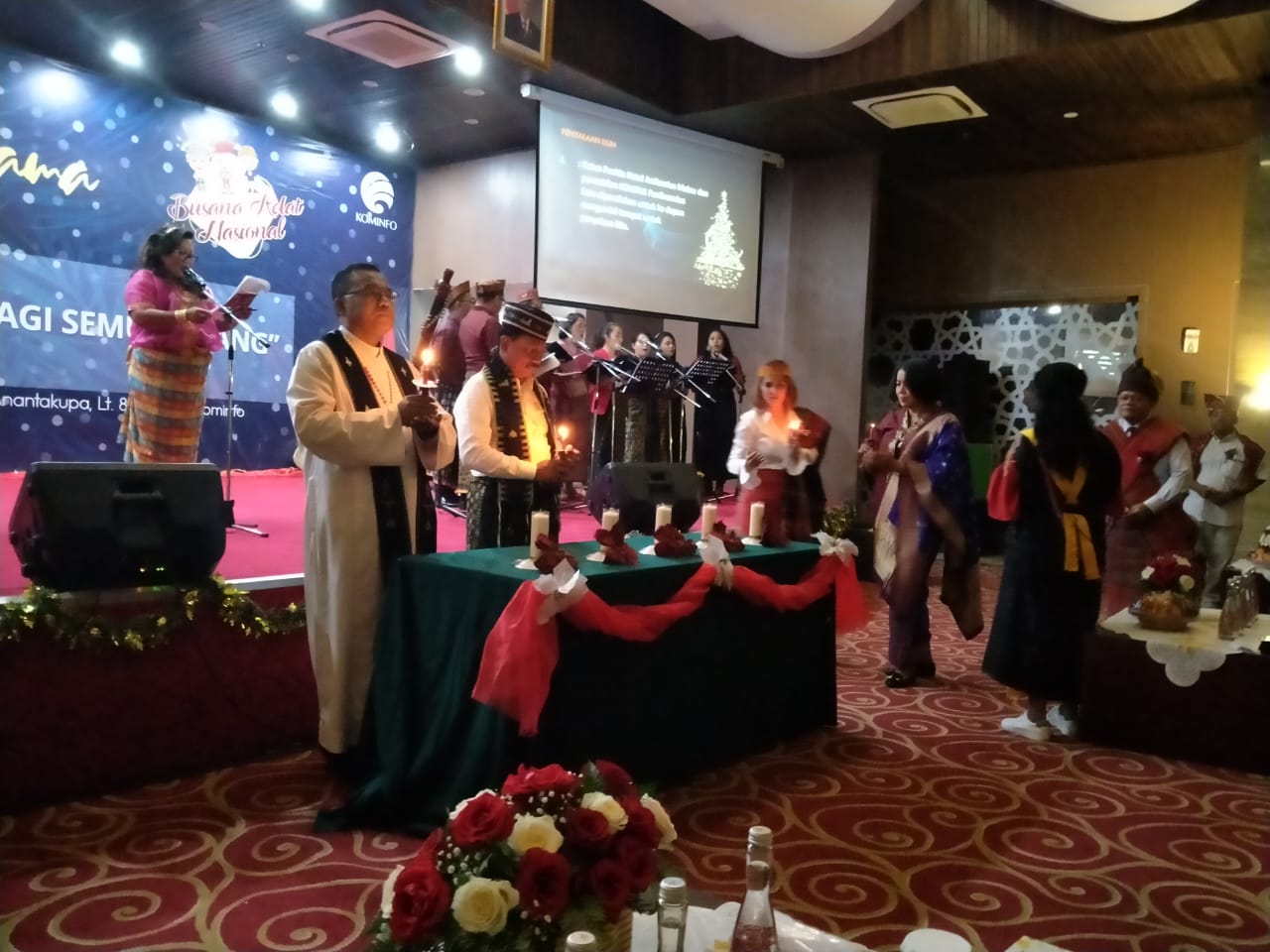 perayaan natal Kementerian Komunikasi dan Informatika
