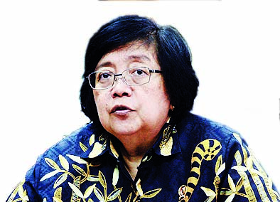Menteri LHK, Siti Nurbaya Bakar. 