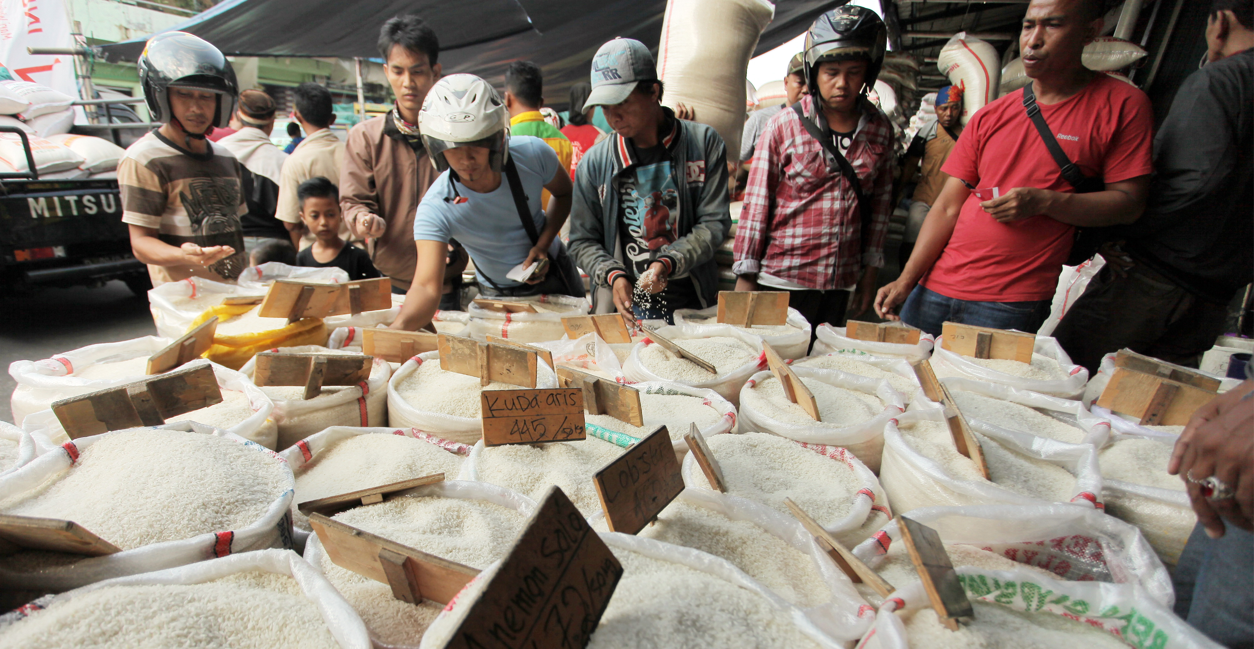 Stok beras Jakarta aman