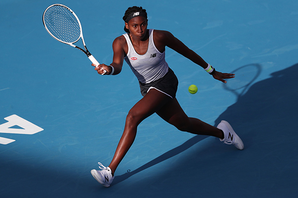 Petenis putri Amerika Serikat (AS) Cori Gauff 