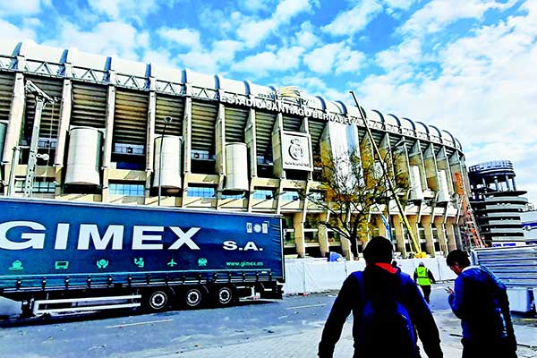 Stadion Santiago Bernabeu.