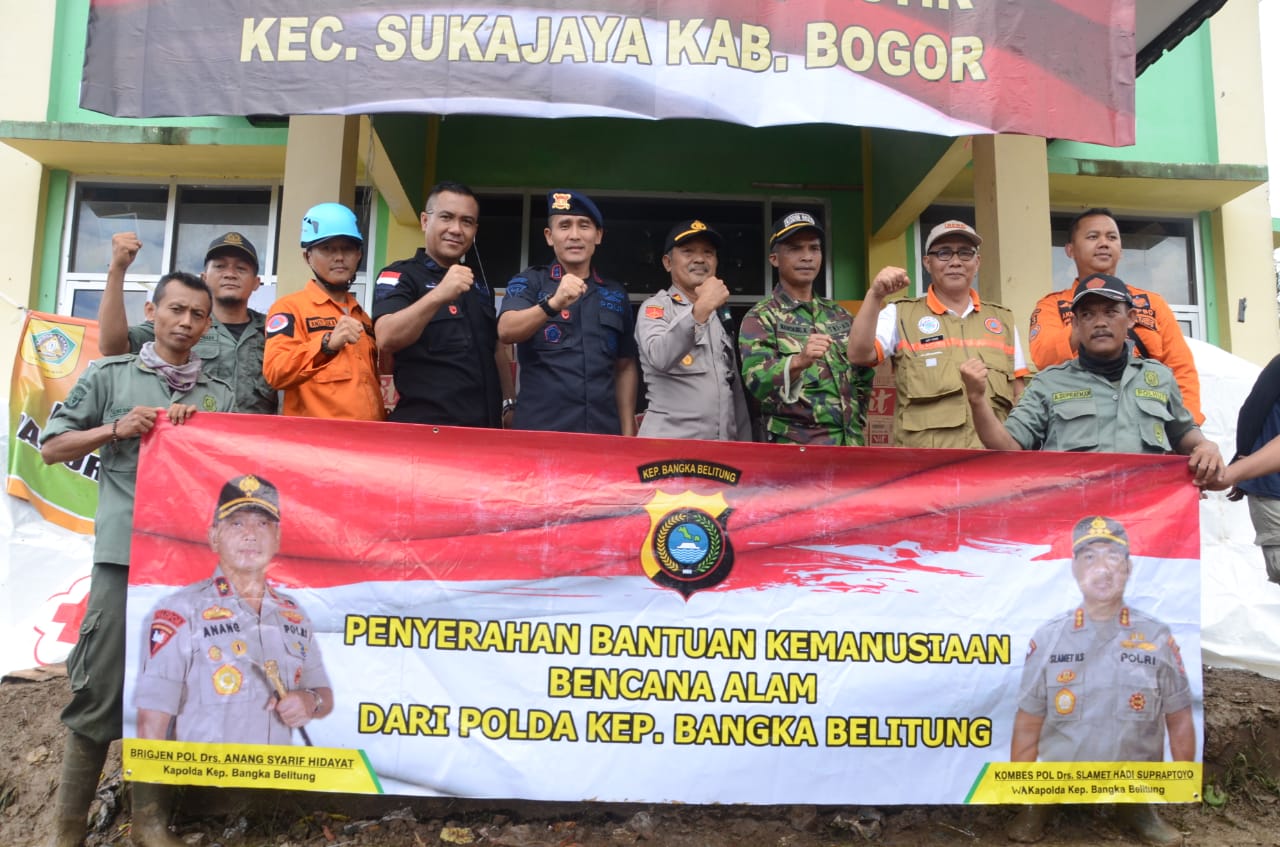 Polda Babel kirim bantuan untuk korban banjir bandang di Lebak, Banten