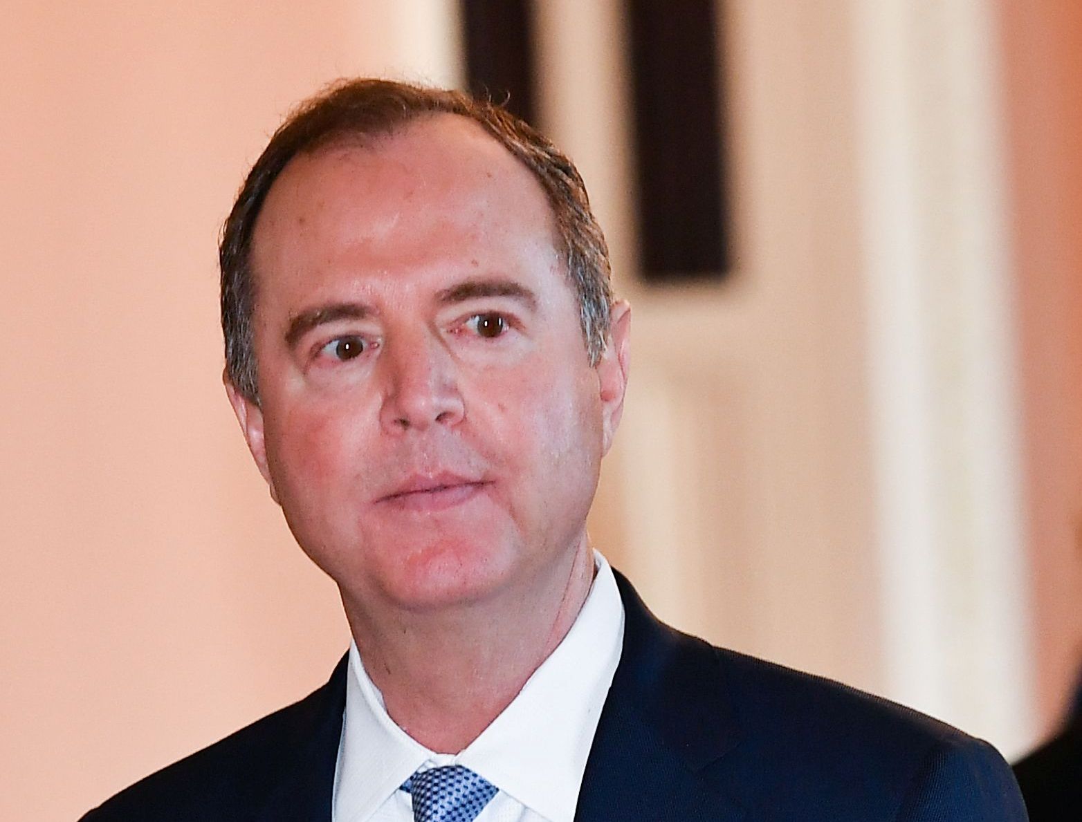 Ketua tim Manajer DPR AS yang bertindak sebagai penuntut, Adam Schiff.