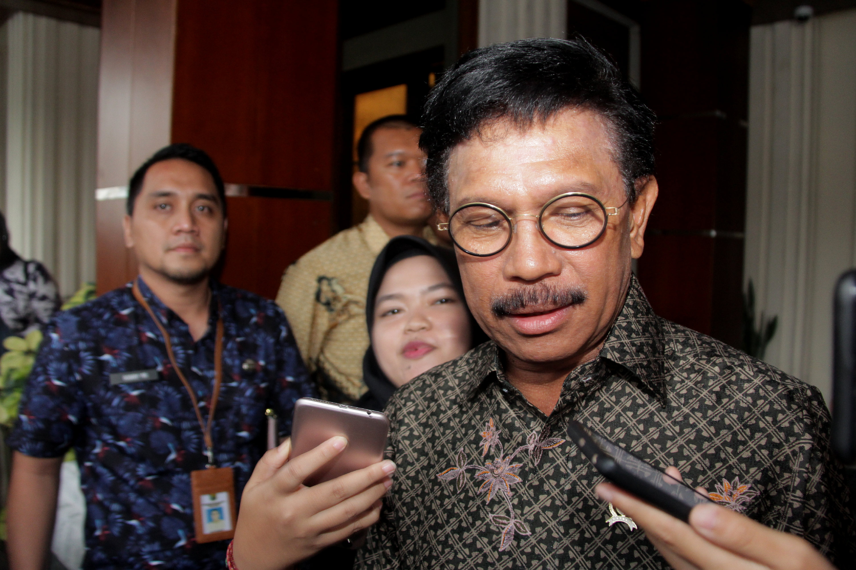 Mentri Komunikasi dan Informatika Johnny G Plate