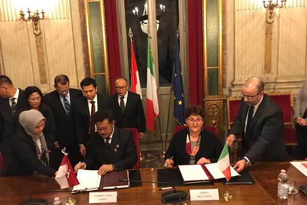 Italia Sepakat Perluas Perdagangan Produk Pertanian Indonesia