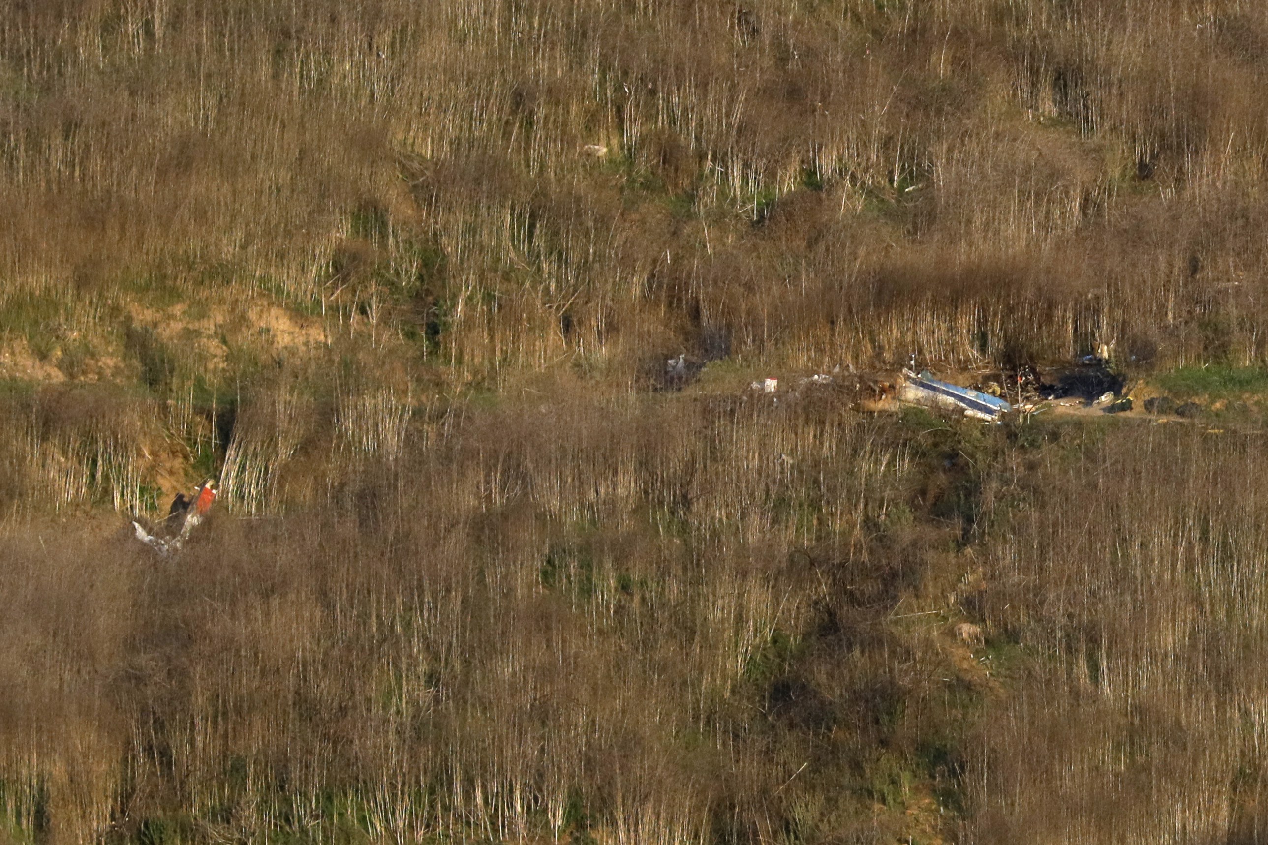 Lokasi jatuhnya helikopter yang membawa Kobe Bryant di California
