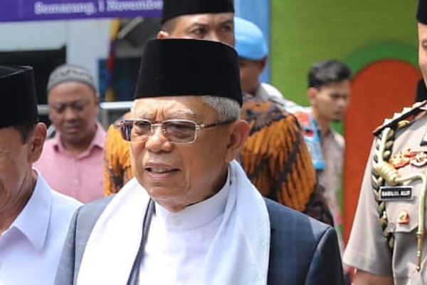 Wakil Presiden Republik Indonesia KH Ma’ruf Amin.