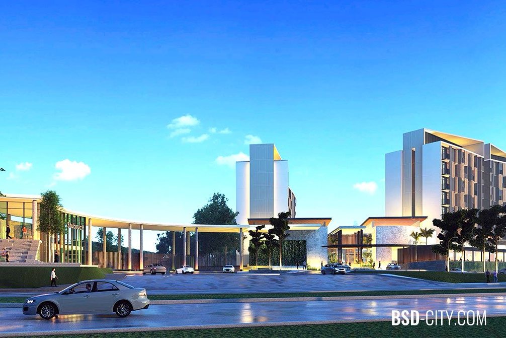 Desain gerbang utama.