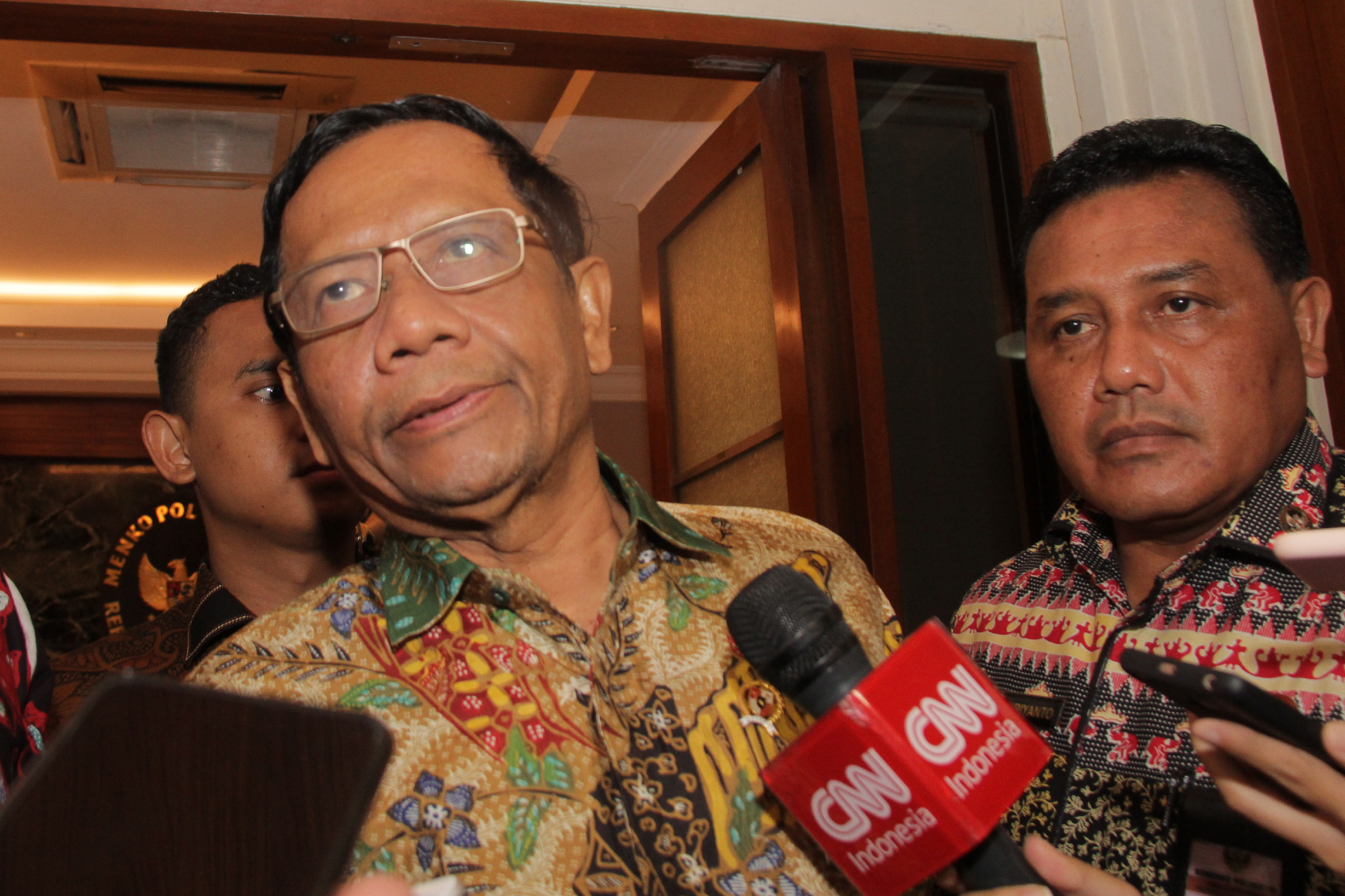 Menteri Koordinator Politik Hukum dan Keamanan (Menko Polhukam) Mahfud MD