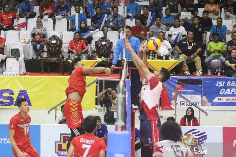 Samator Berjibaku Kalahkan Garuda di Laga Pembuka Proliga 2020