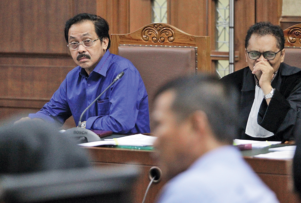 Bupati non-aktif Kepulauan Riau Nurdin Basirun.