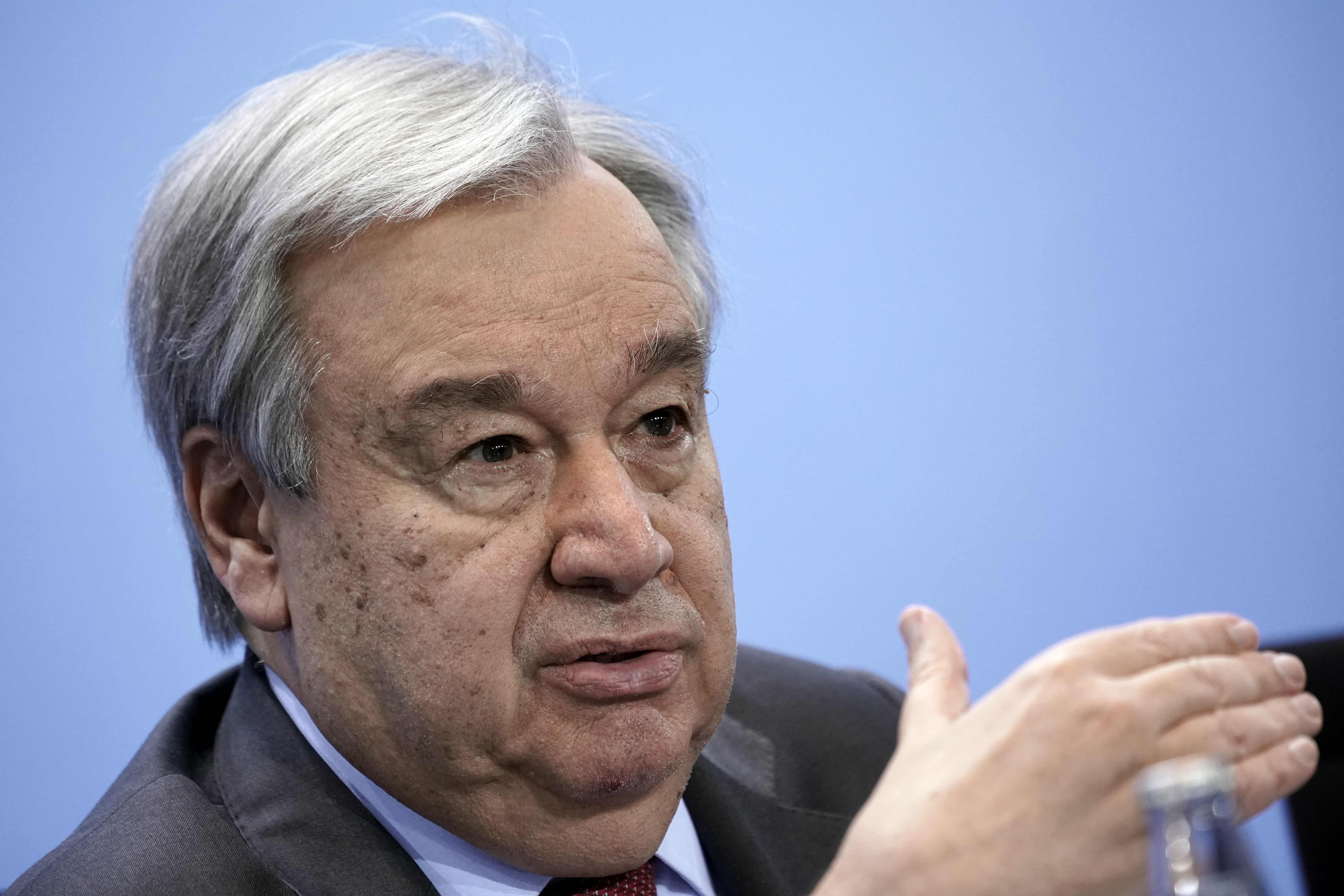 Sekjen PBB Antonio Guterres