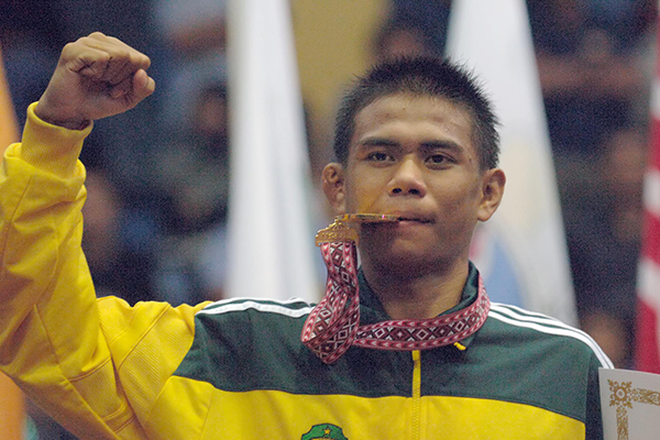 Pegulat Indonesia Eko Roni Saputra 