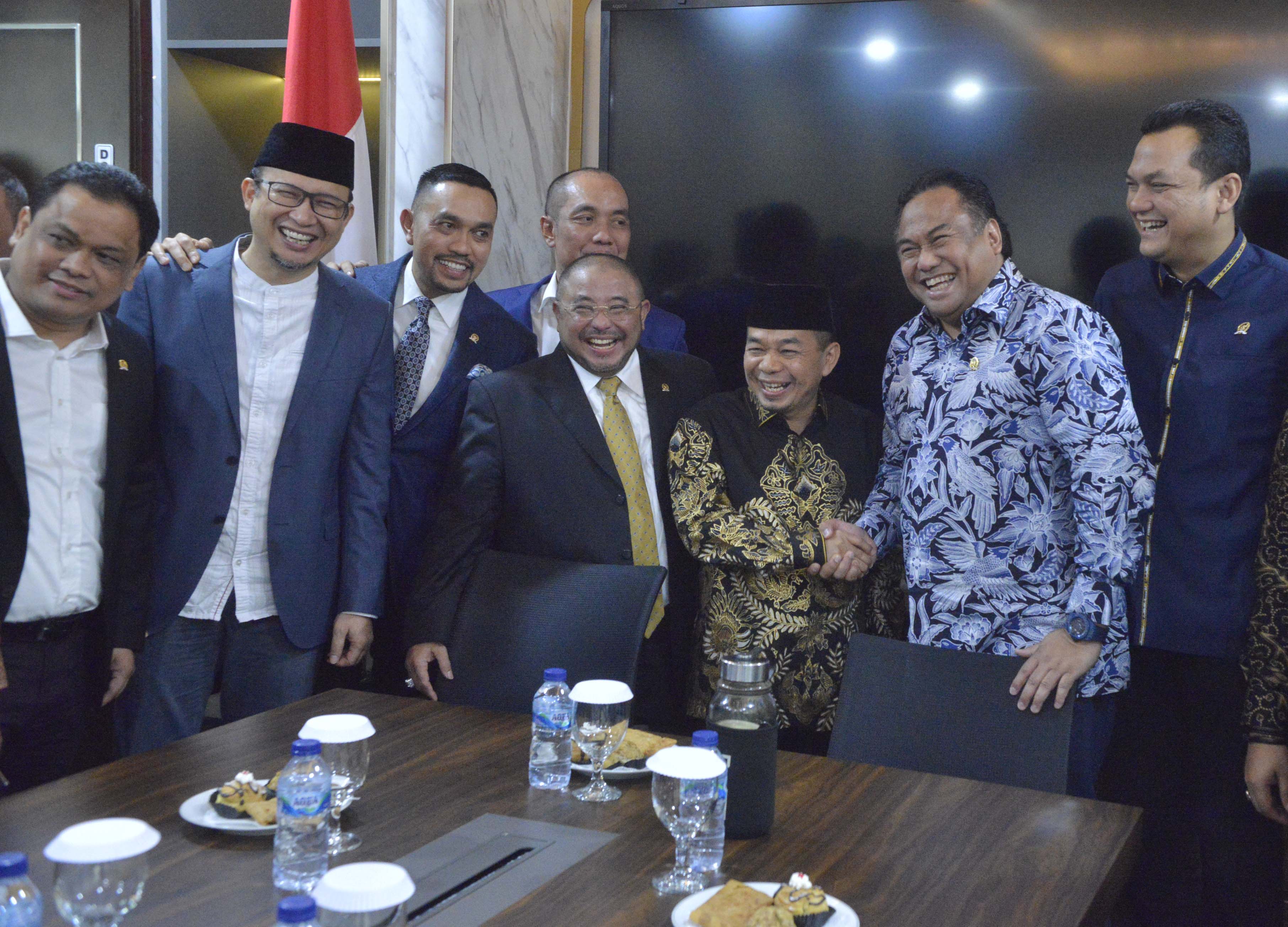 Pertemuan Fraksi NasDem dengan Fraksi PKS di Kompleks DPR RI