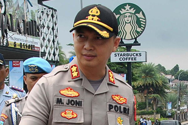 Kapolres Bogor Ajun Komisaris Besar Muhammad Joni 