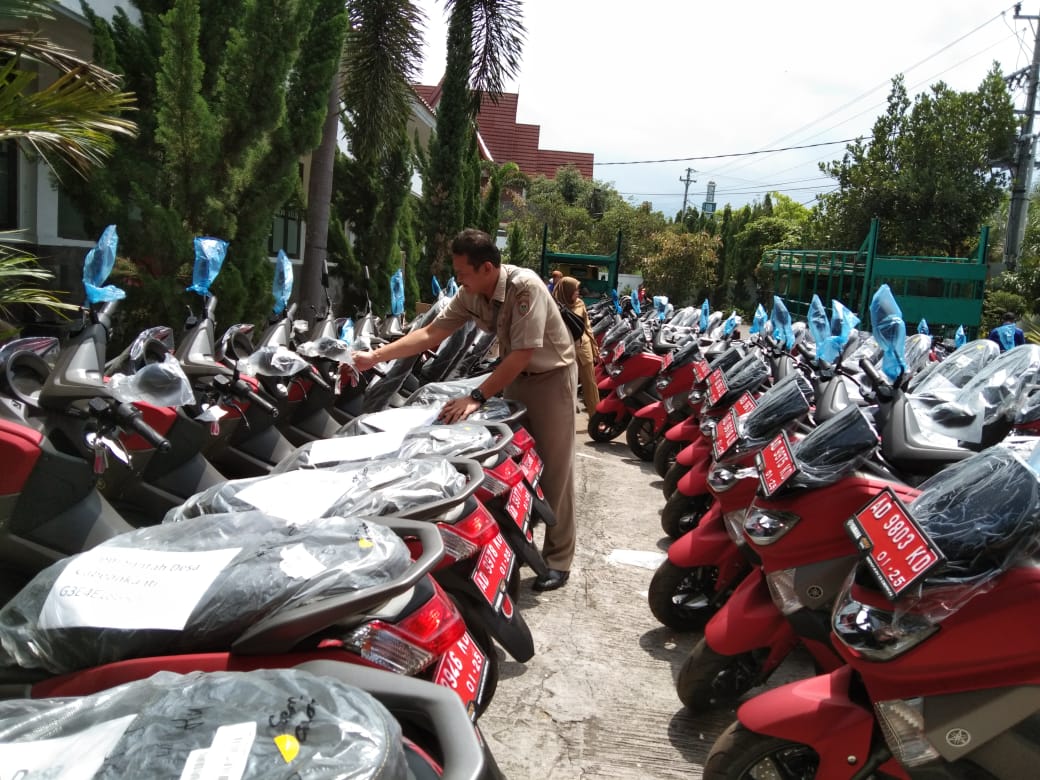 Sebanyak 267 sepeda motor untuk kades/lurah se-Boyolali