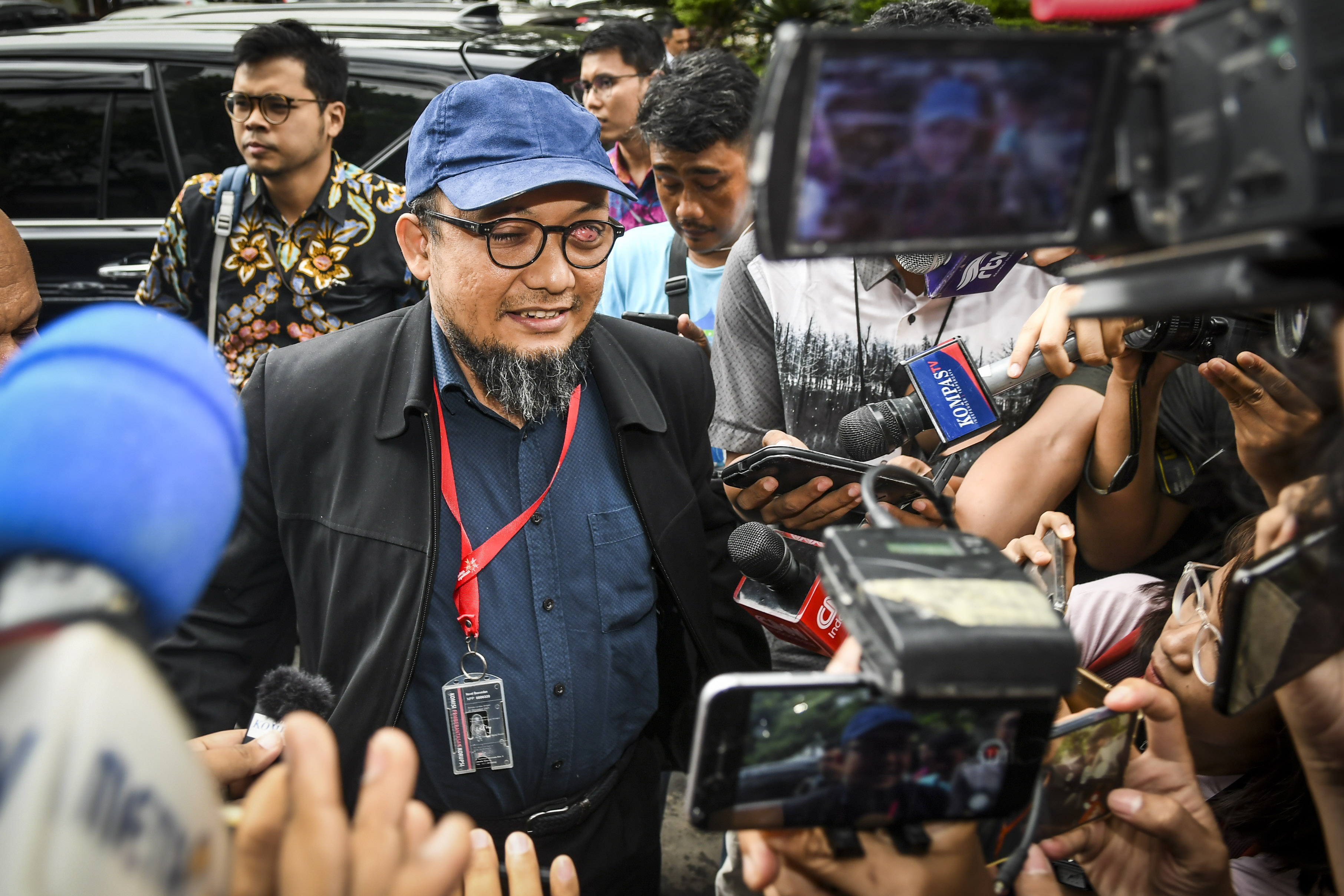 Novel Baswedan sampai di Podla Metro Jaya