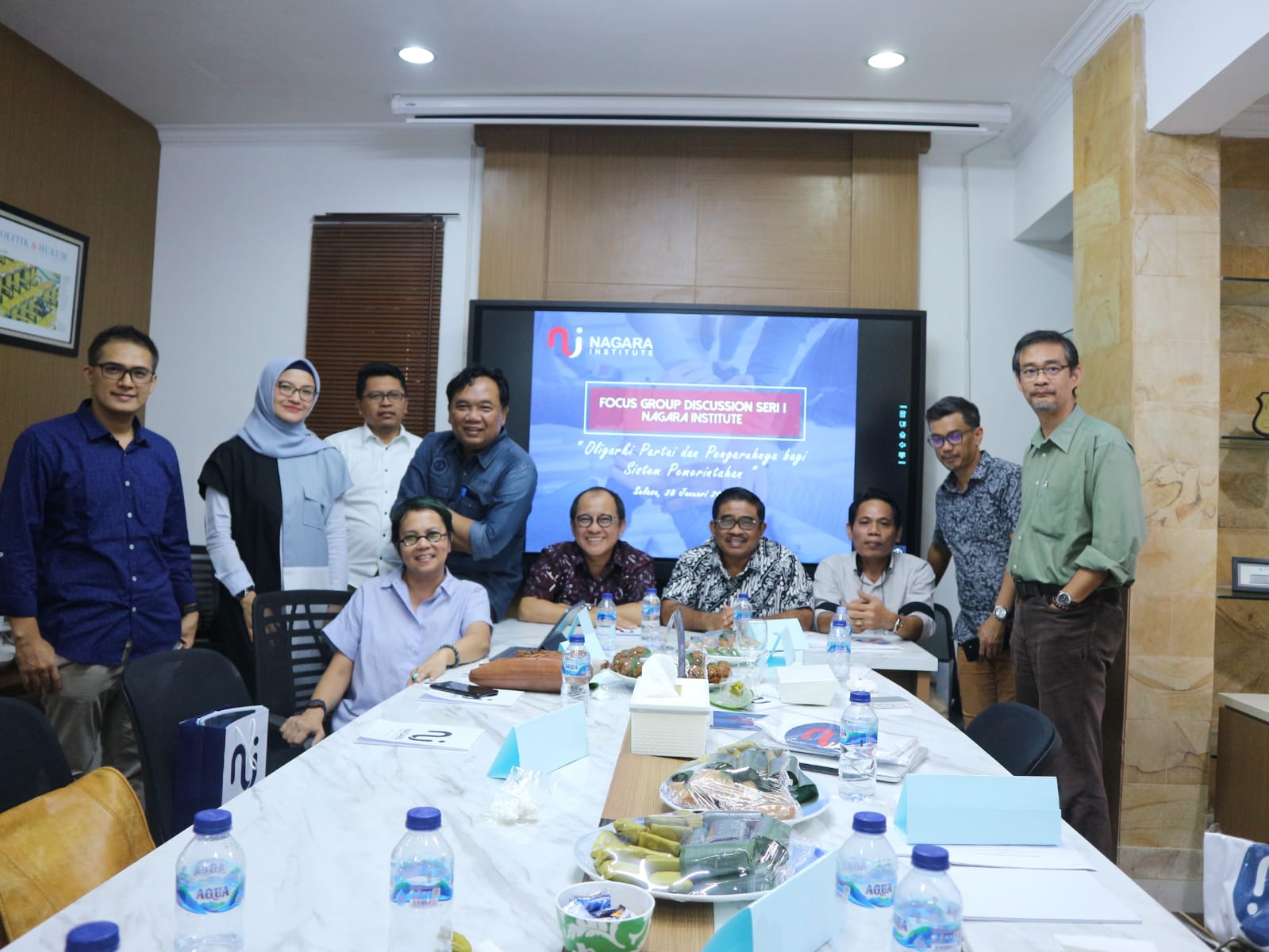 Nagara Institute menggelar FGD dengan tema Oligarki Partai dan Pengaruhnya bagi Sistem Pemerintahan.
