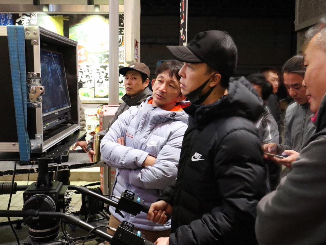 Suasana syuting film remake Enter the Fat Dragon (2020).