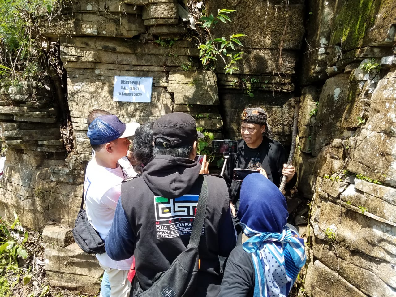 Batu susun situs kerajaan Galuh, Ciamis