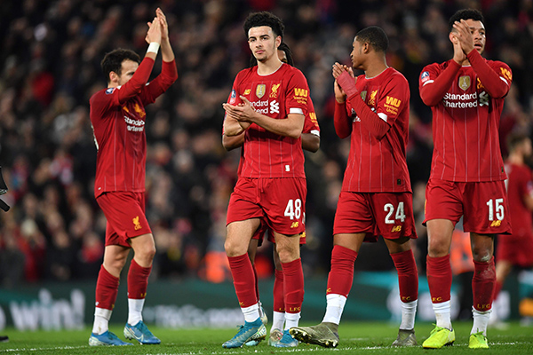 Para pesepak bola Liverpool
