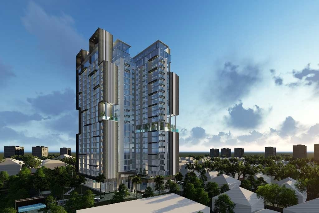 Gambar rencana apartemen Allegria, Bandung.