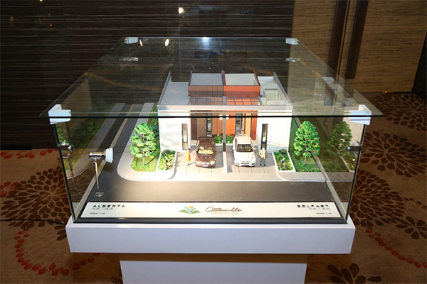 Maket rumah di Citaville Parung Panjang