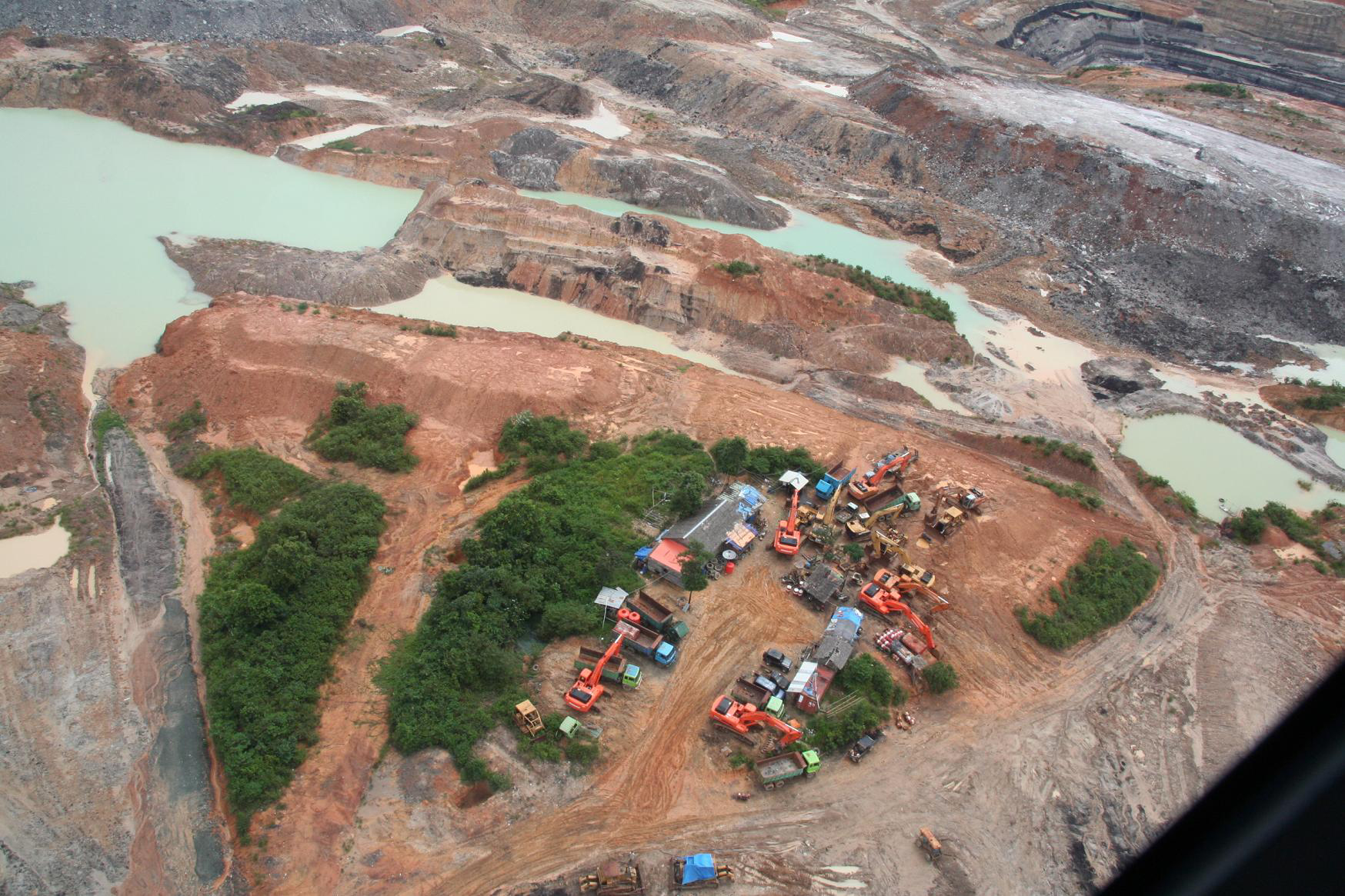 Lokasi pertambangan batu bara ilegal di Kalsel