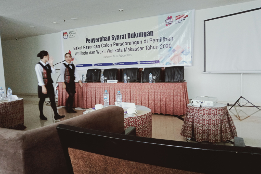 Hari ketiga penyerahan syarat dukungan untuk calon perseorangan pada Pemilihan Kepala Daerah (Pilkada) serentak tahun 2020 masih sepi.