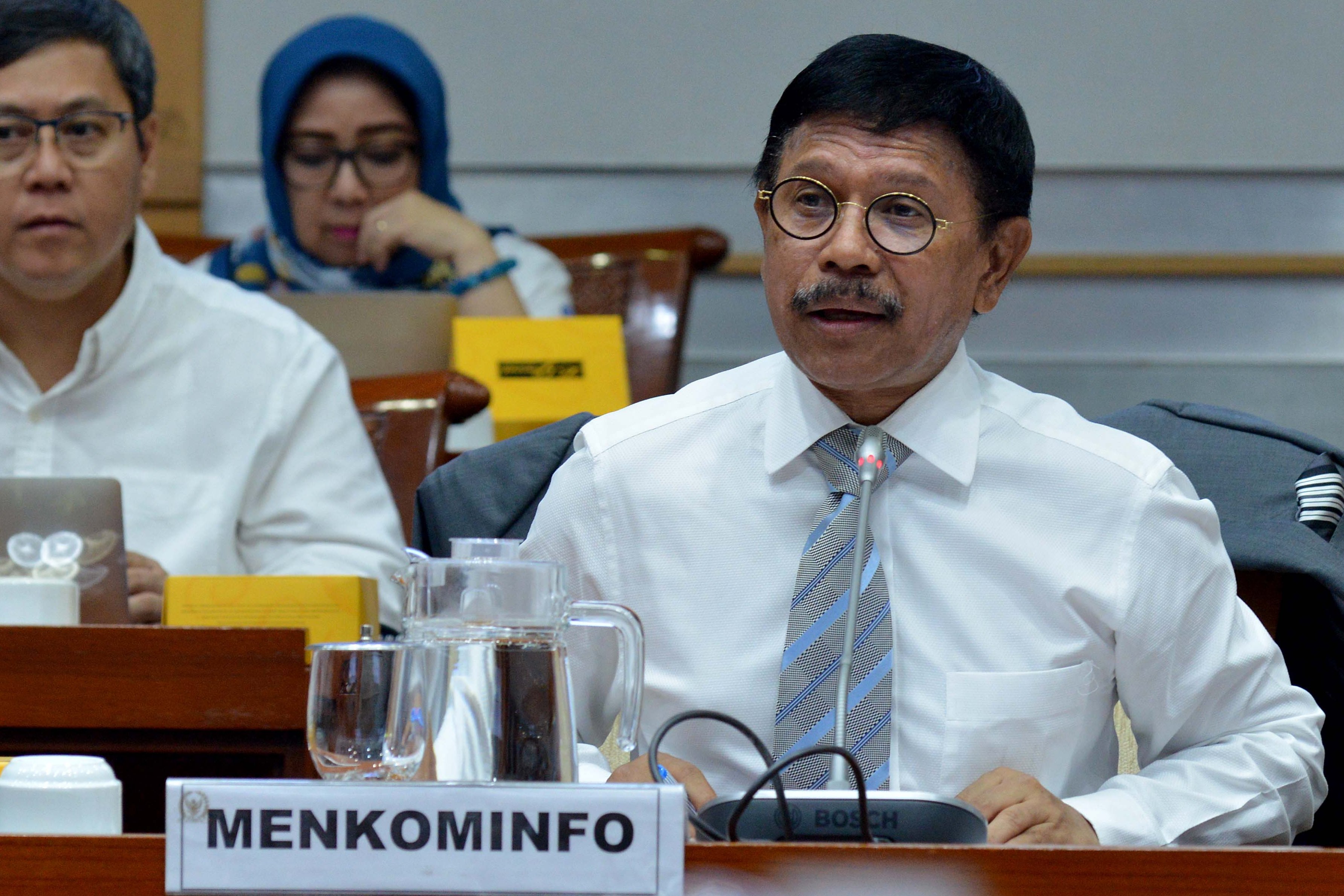 Menkominfo Johnny G Plate