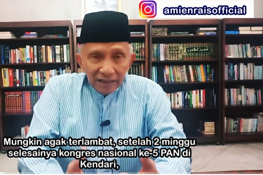 Pendiri PAN Amien Rais