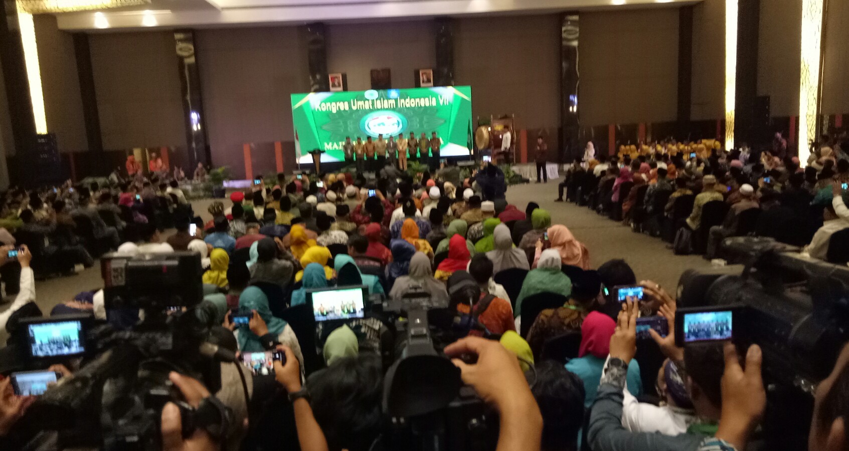 Suasana Kongres Umat Islam Indonesia ke-VII di Bangka Belitung