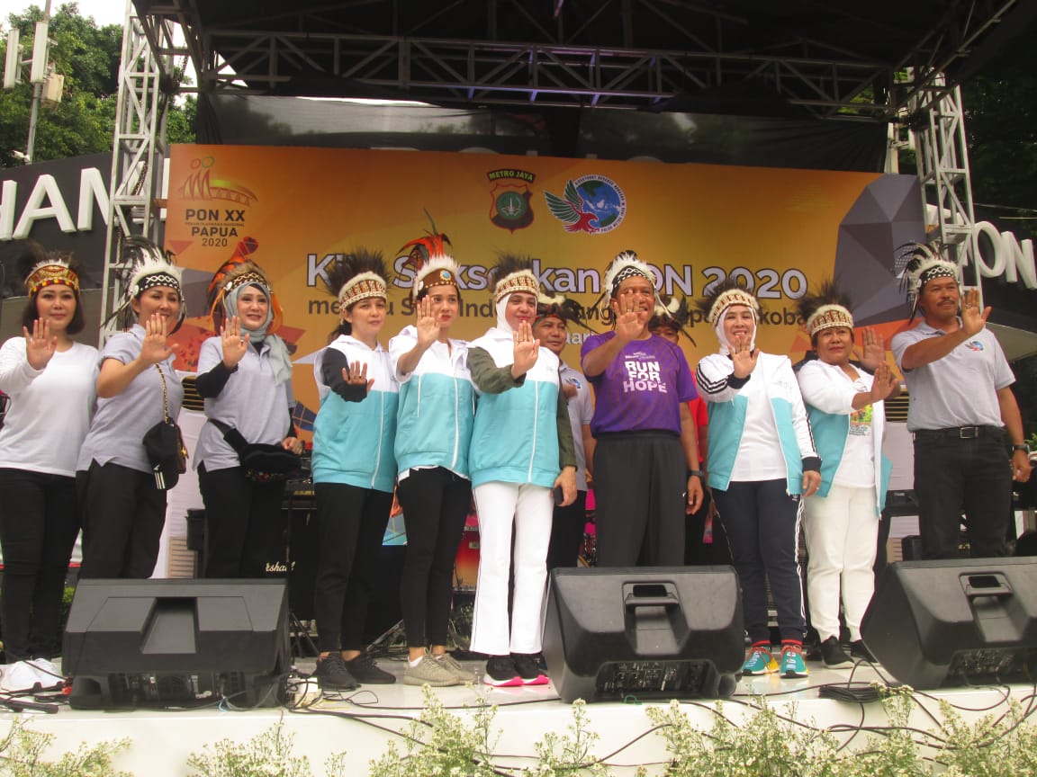 Sukseskan PON 2020, Polda Metro Gelar Kampanye Antinarkoba