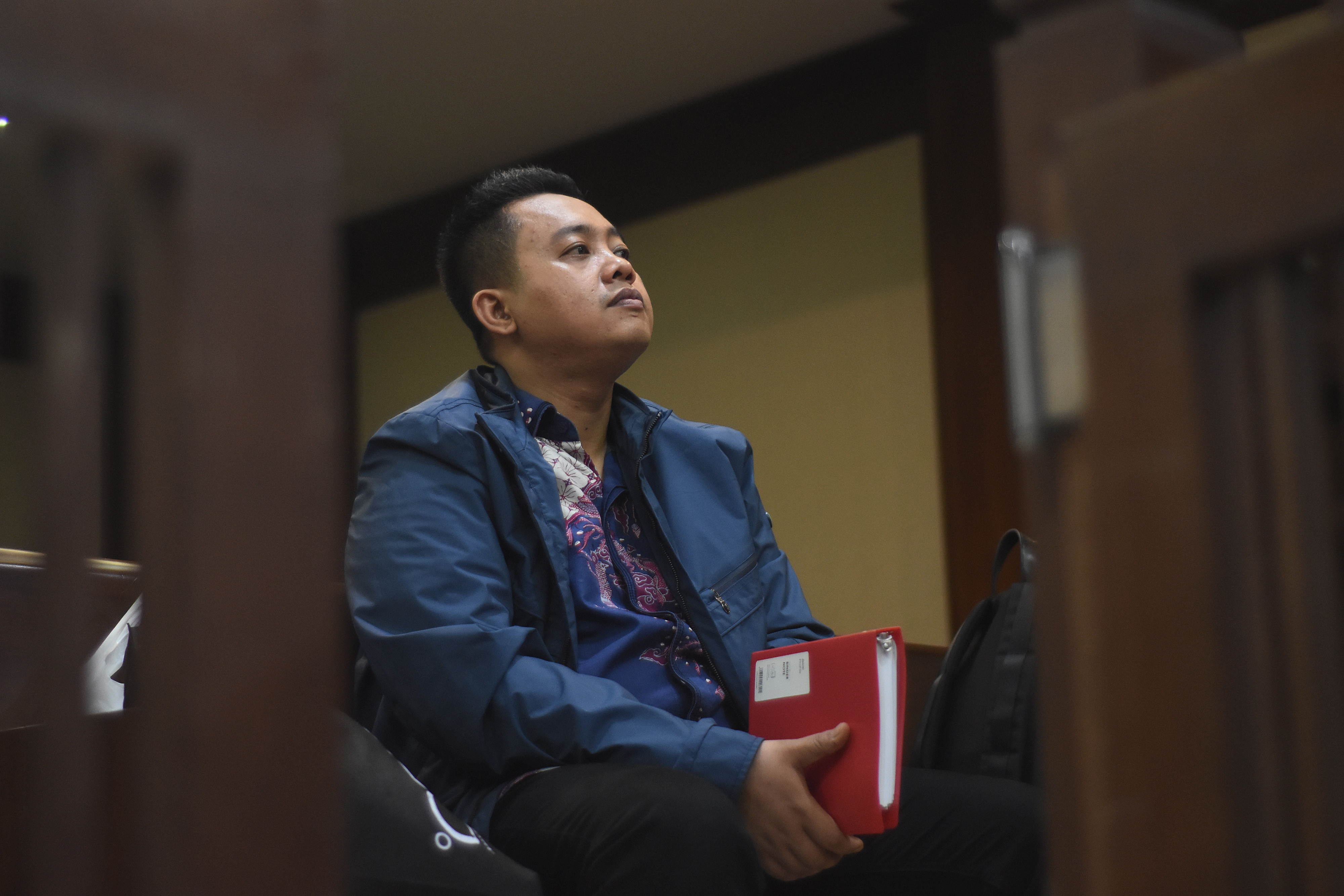 Terdakwa asisten mantan Menteri Pemuda dan Olahraga Imam Nahrawi, Miftahul Ulum.