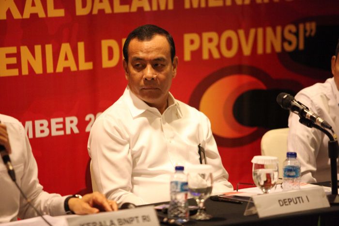 Deputi I Bidang Pencegahan, Perlindungan dan Deradikalisasi Badan Nasional Penanggulangan Terorisme Mayjen TNI Hendri Paruhuman Lubis.