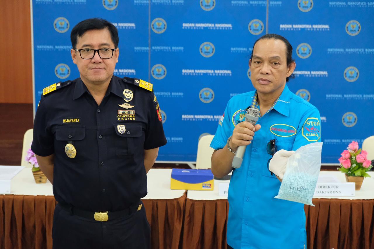 Sinergi Bea Cukai dengan BNN)kembali berhasil gagalkan peredaran narkotika di wilayah Aceh dan Sumatera Utara.