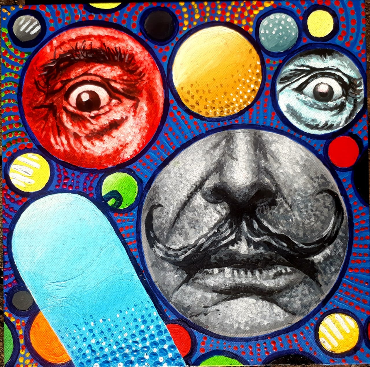 Salah satu karya yang ditampilkan dalam pameran 30x30, Maret mendatang. 