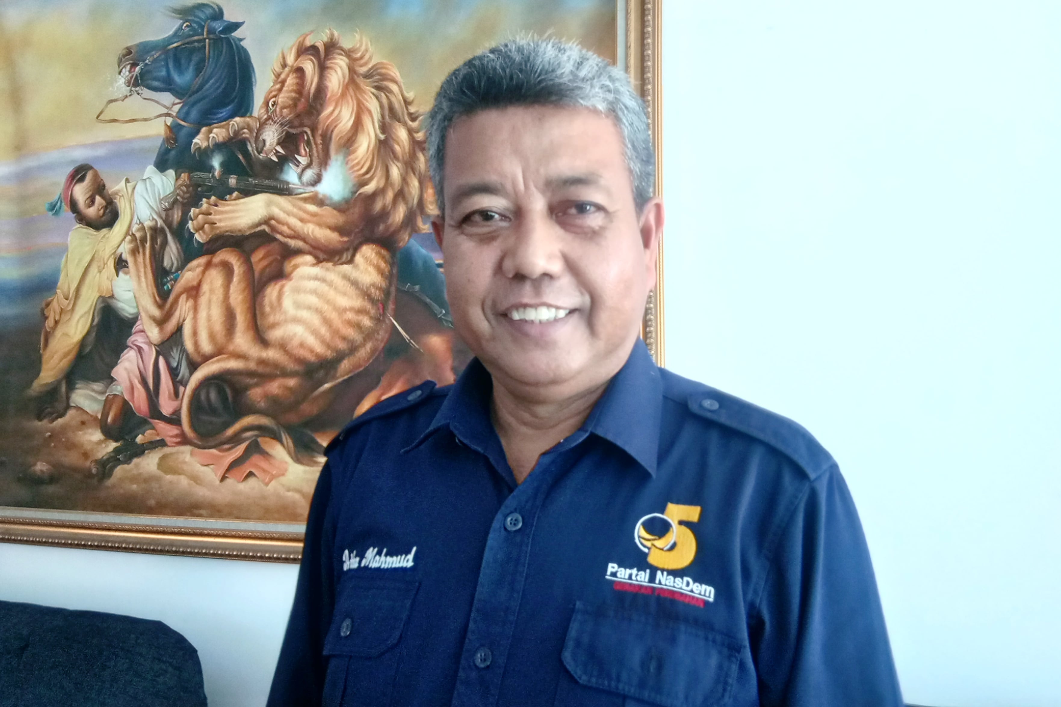  Ketua DPW Partai NasDem Sulawesi Tengah, Atha Mahmud.