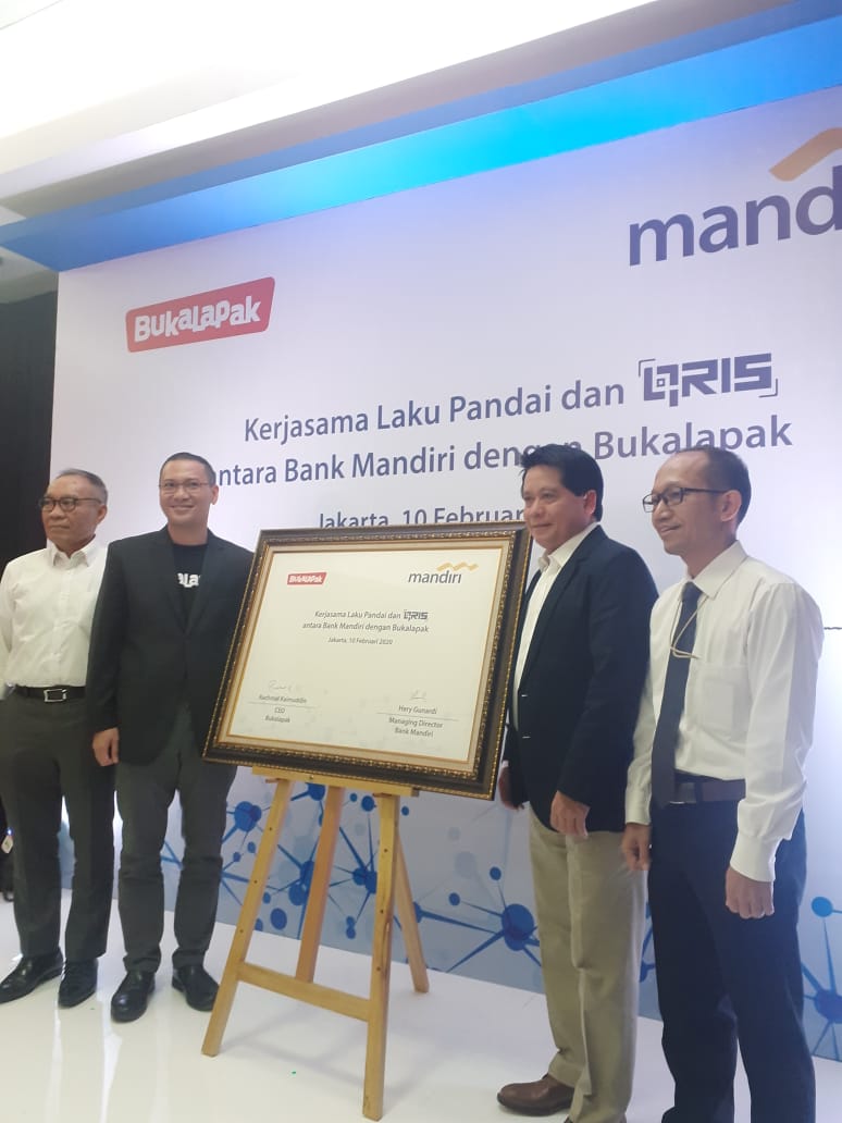 Kerjasama Mandiri dan Bukalapak 