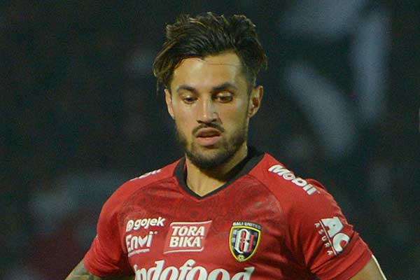 Pemain Bali United Stefano Lilipaly.