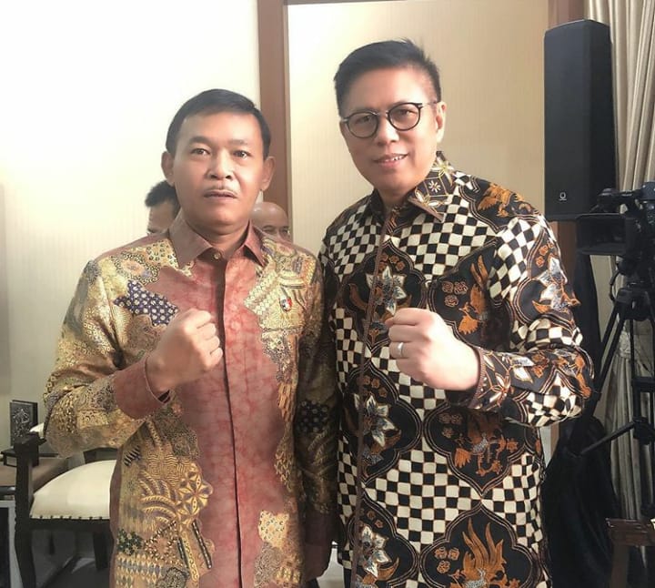 Kapolri Idhan Aziz dan Anggota DPR Mulyadi.